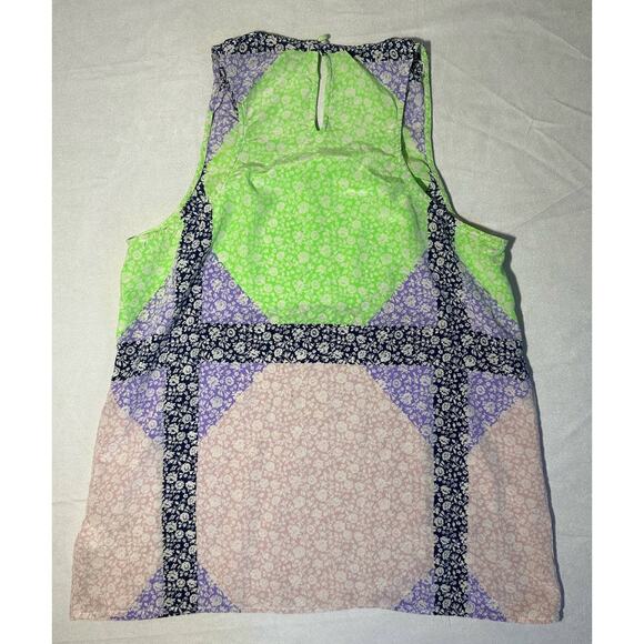 J. Crew 100% Silk Tank Blouse Size 8 - Picture 2 of 5